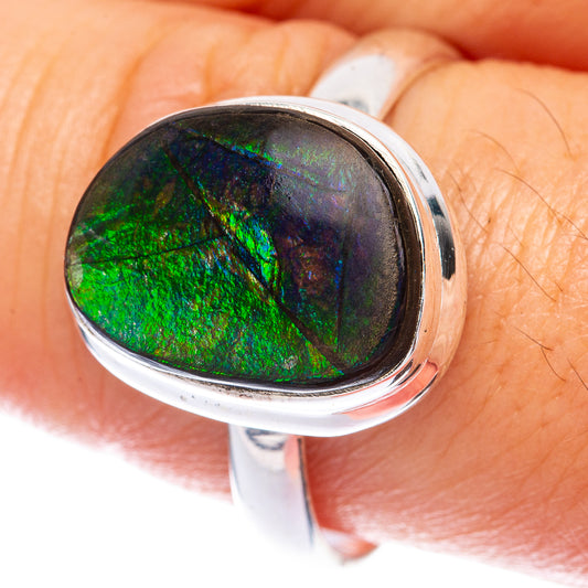 Ammolite Ring Size 9.75 (925 Sterling Silver) R144967
