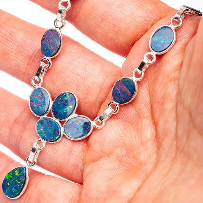 Ana Silver Co Doublet Opal Bracelet 7 To 8" (925 Sterling Silver) (925 Sterling Silver) N90094