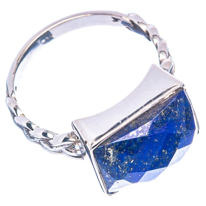 Lapis Lazuli Ring Size 8.75 (.925 Sterling Silver)