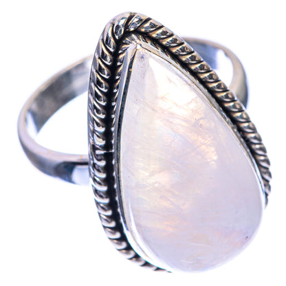 Rainbow Moonstone Ring Size 8 (925 Sterling Silver) RING143234