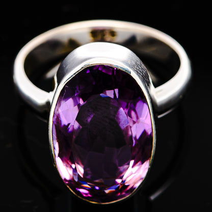Premium Brazilian Amethyst Ring Size 5 Adjustable (.925 Sterling Silver)