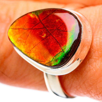 Canadian Ammolite Ring Size 9 (925 Sterling Silver) RING138944