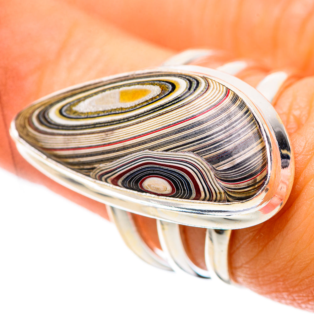 Fordite Ring Size 6.75 (925 Sterling Silver) RING139223