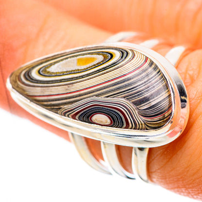 Fordite Ring Size 6.75 (925 Sterling Silver) RING139223