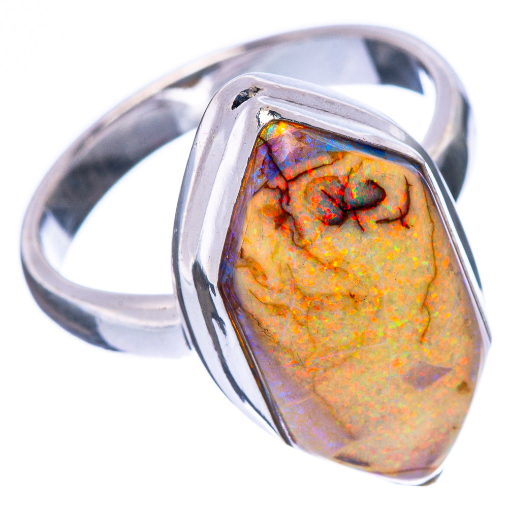 Rare Sterling Opal Ring Size 8.25 (925 Sterling Silver) R2281