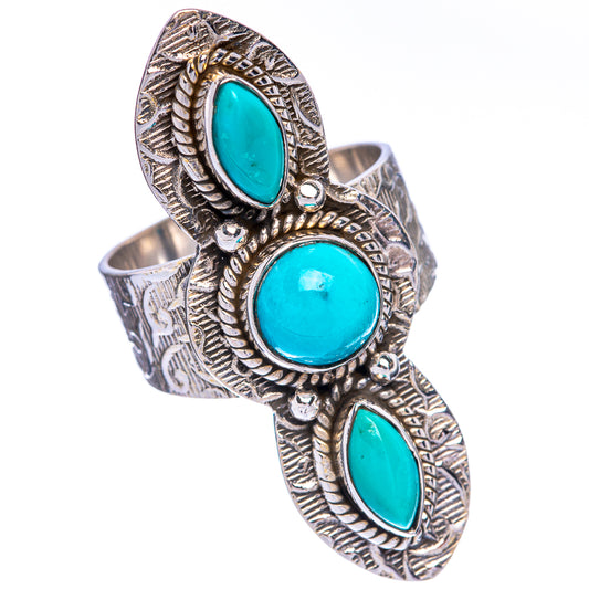 Large Sleeping Beauty Turquoise Ring Size 7 (925 Sterling Silver) R144665