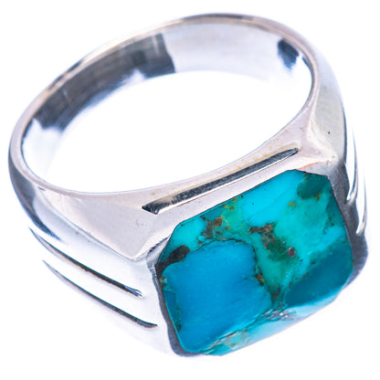Rare Arizona Turquoise Ring Size 8.25 (925 Sterling Silver) R1546
