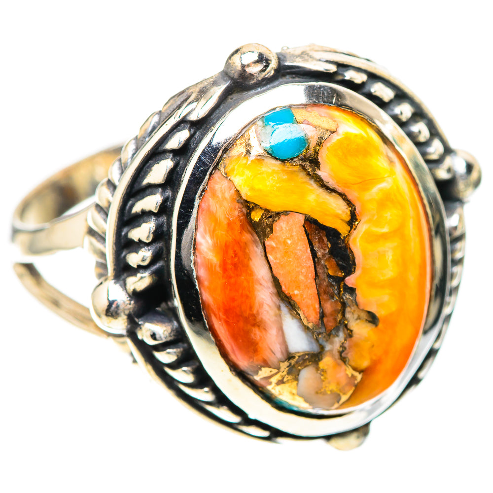 Spiny Oyster Turquoise Ring Size 10 (925 Sterling Silver) RING139177
