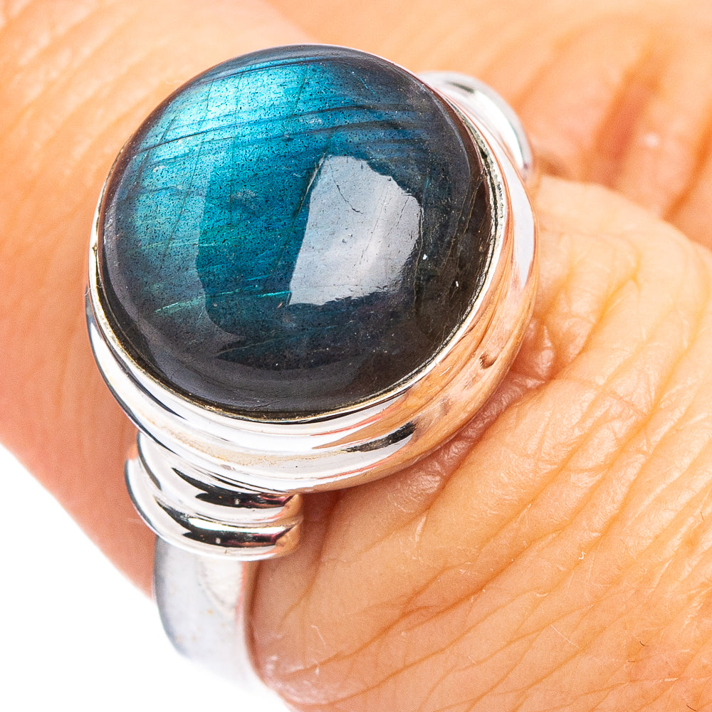 Labradorite Ring Size 7 (.925 Sterling Silver)