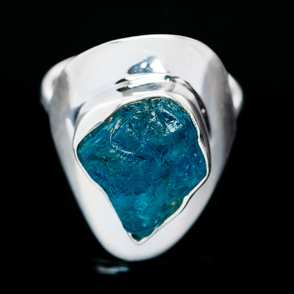 Premium Raw Apatite Ring (.925 Sterling Silver)