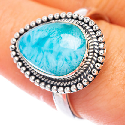 Larimar Ring Size 9.75 (925 Sterling Silver) R144689