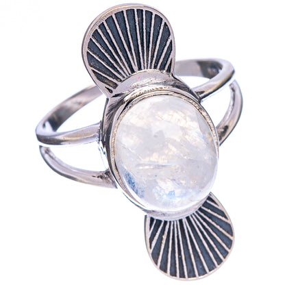 Rainbow Moonstone Ring Size 8.75 (925 Sterling Silver) R147115