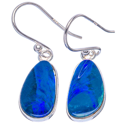Doublet Opal 925 Sterling Silver Earrings 1 1/8" (925 Sterling Silver) E1975
