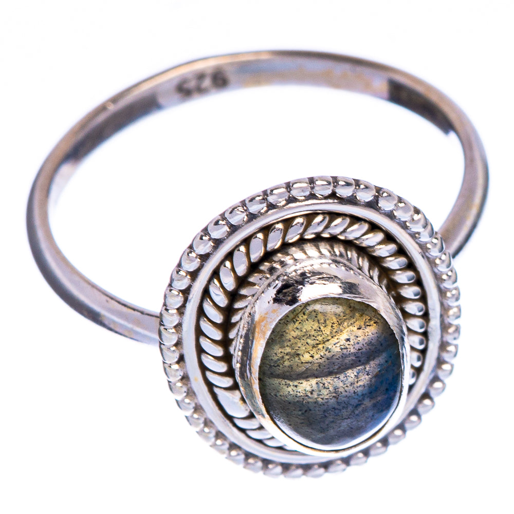 Labradorite Dainty Ring Size 4.75 (925 Sterling Silver) R147260