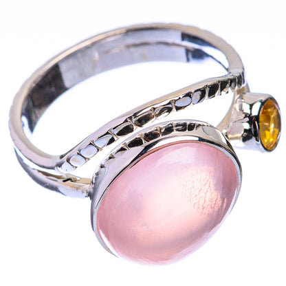 Premium Rose Quartz Ring Size 7 (925 Sterling Silver) R141841
