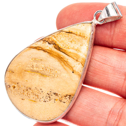 Picture Jasper Pendant 2 1/8" (Silver Plated)