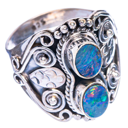 Rare Doublet Opal Ring Size 9 (925 Sterling Silver) R147167