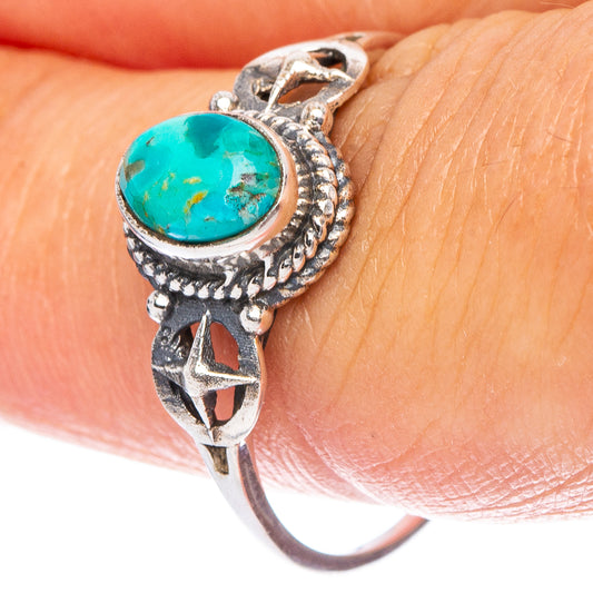Value Arizona Turquoise Ring Size 9 (925 Sterling Silver) R7255