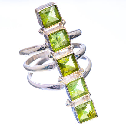 Large Peridot Ring Size 8.75 (925 Sterling Silver) RING143345