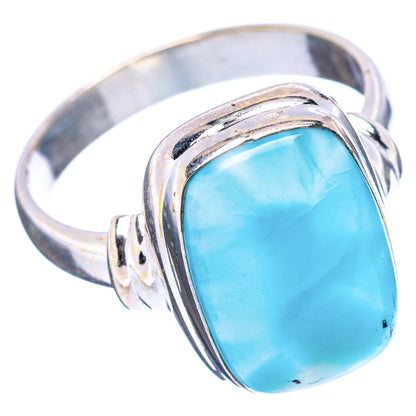 Rare Larimar Ring Size 7.75 (.925 Sterling Silver)