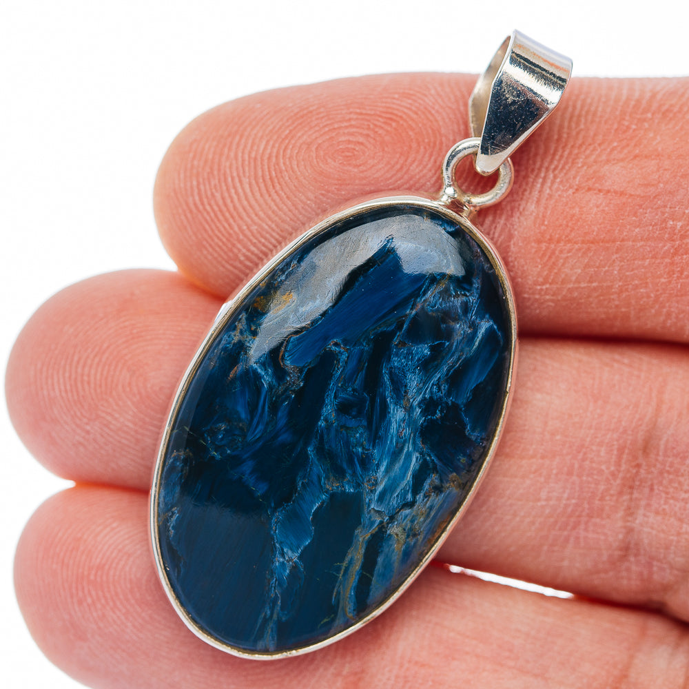Premium Pietersite Pendant 1 3/4" (.925 Sterling Silver)