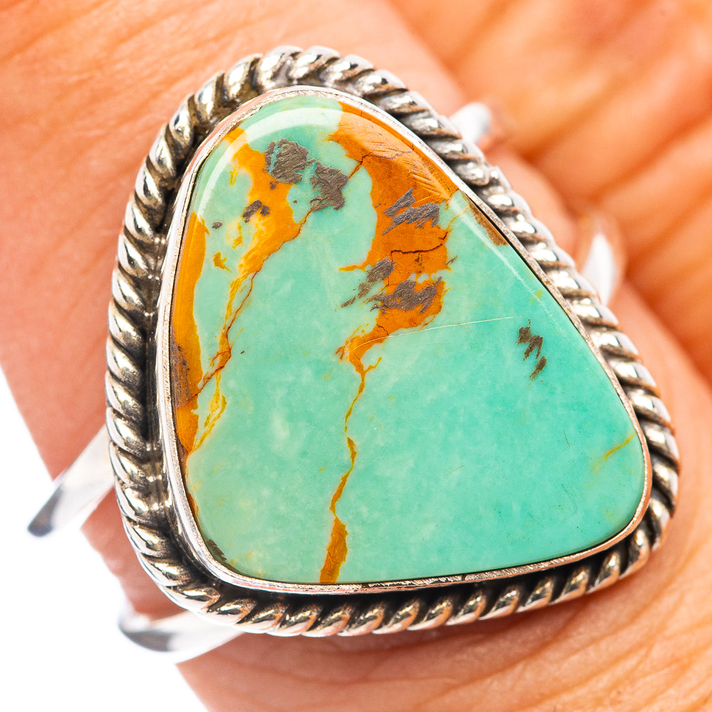 Royston Turquoise Ring Size 8.25 (.925 Sterling Silver)