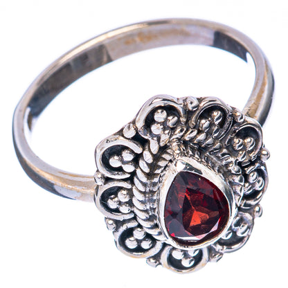 Value Garnet Ring Size 6.75 (925 Sterling Silver) R3075