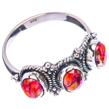 Pink Daliah Mohave Turquoise Ring Size 9.75 (.925 Sterling Silver)