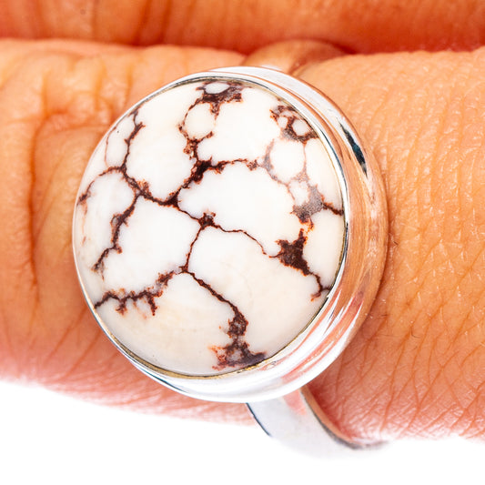 Wild Horse Jasper Ring Size 10 (925 Sterling Silver) R6788
