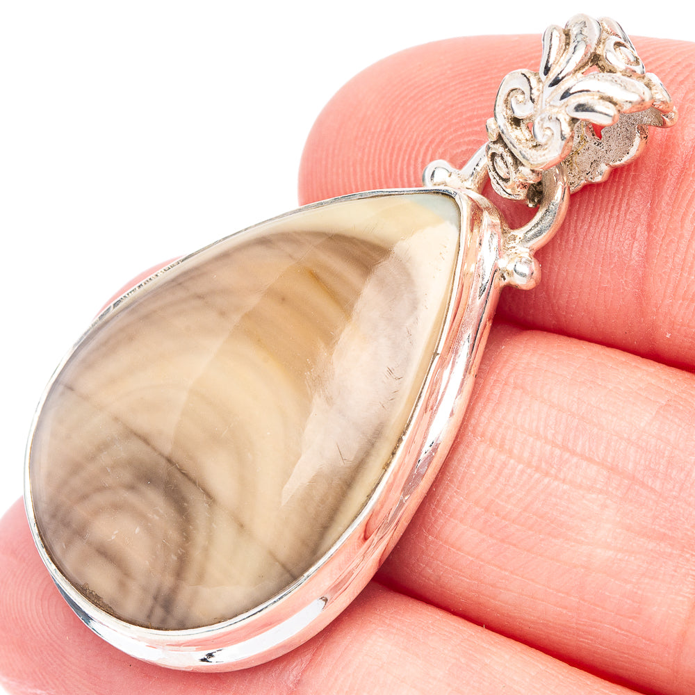 Imperial Jasper Pendant 1 5/8" (925 Sterling Silver) P44617
