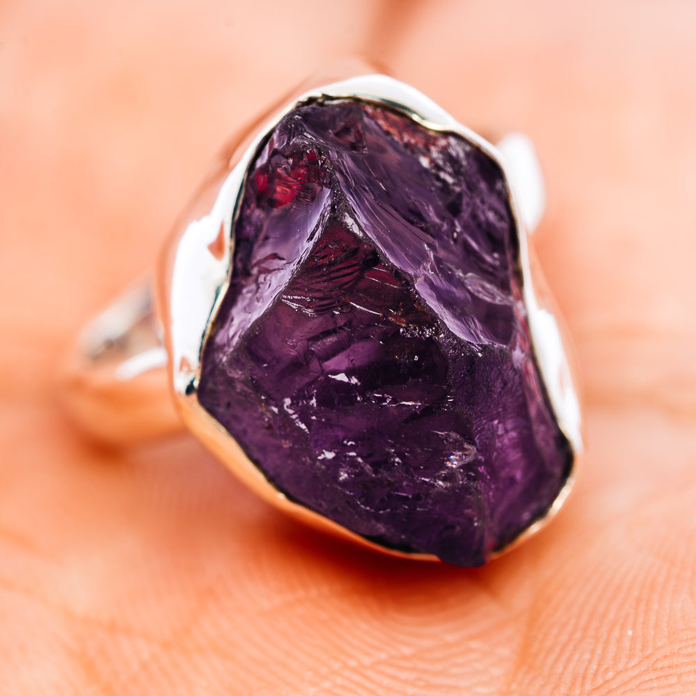 Amethyst Ring Size 5.75 (.925 Sterling Silver)