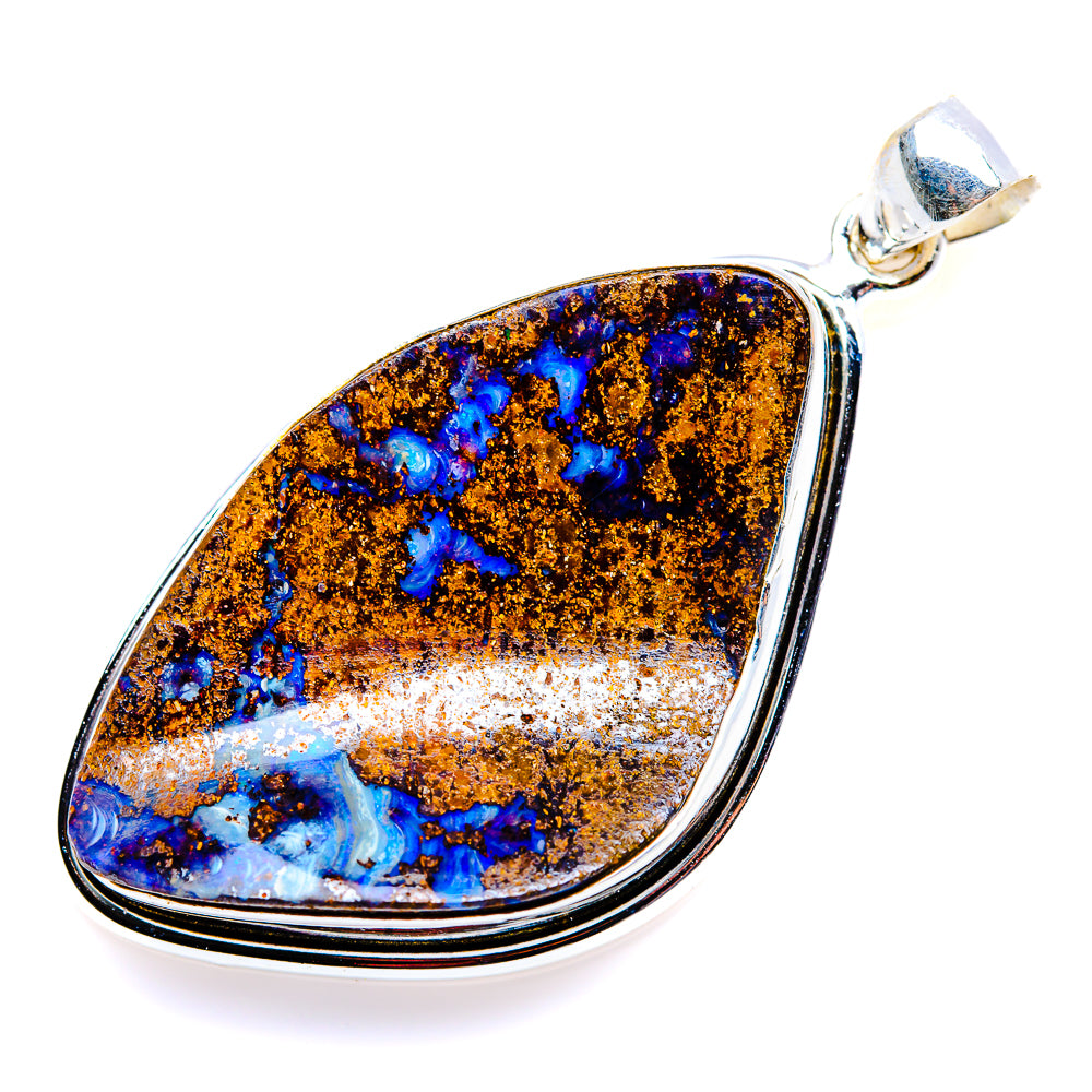 Boulder Opal Pendant 2 1/8" (925 Sterling Silver) PD38188