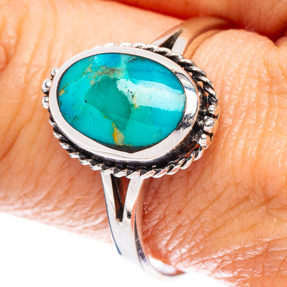 Arizona Turquoise Ring Size 9.75 (925 Sterling Silver) R2544