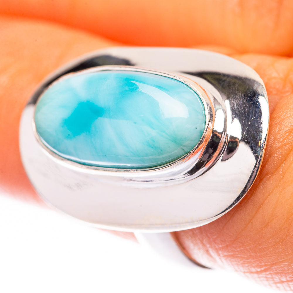 Larimar Ring Size 6.25 (925 Sterling Silver) R140592