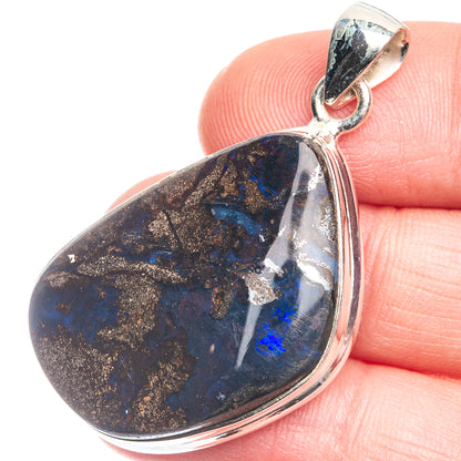 Boulder Opal Pendant 1 5/8" (925 Sterling Silver) P39374
