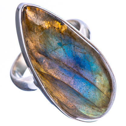 Labradorite Ring Size 6.75 (925 Sterling Silver) R3798