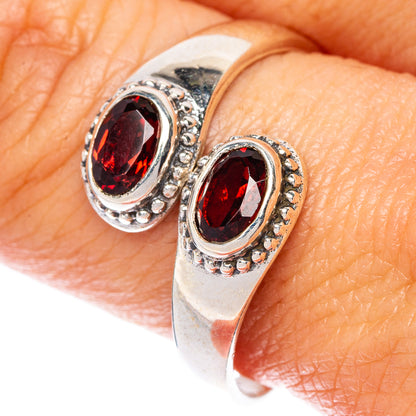 Garnet Ring Size 10.75 (925 Sterling Silver) R1458