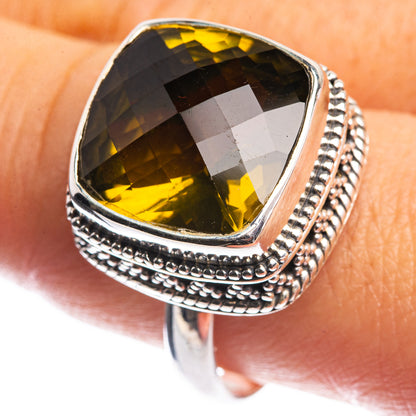 Faceted Citrine Ring Size 10 (925 Sterling Silver) R144137