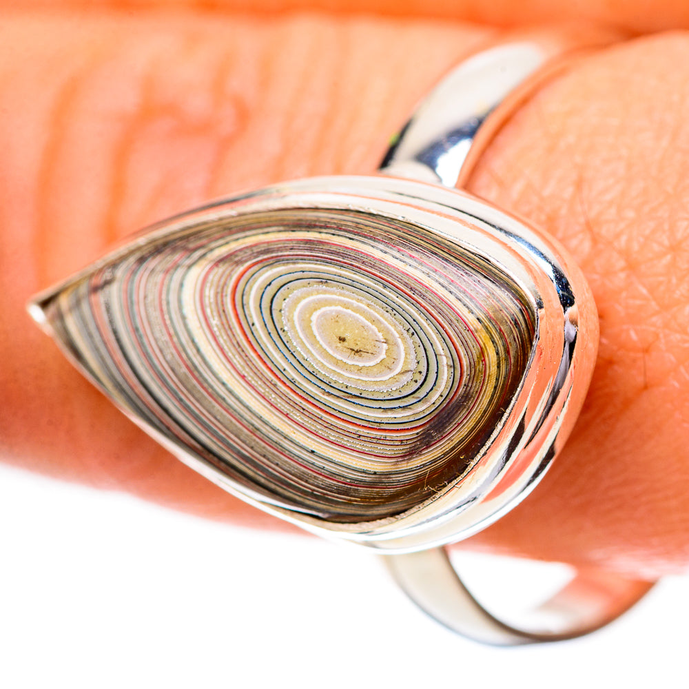 Fordite Ring Size 11 (925 Sterling Silver) RING139765