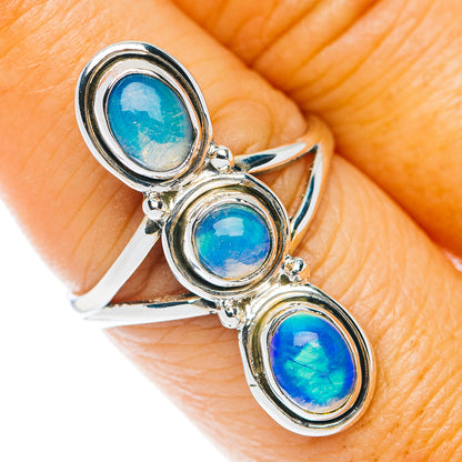 Ethiopian Opal Ring Size 8.25 (.925 Sterling Silver)