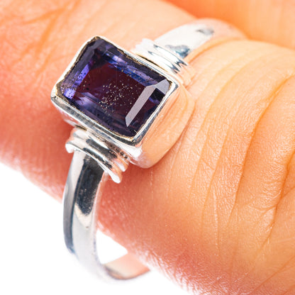Faceted Tanzanite Dainty Ring Size 6 (925 Sterling Silver) R142579