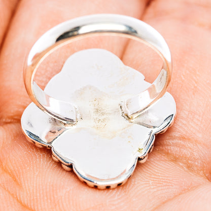 Pink Opal Ring Size 6.5 (.925 Sterling Silver)