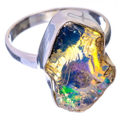 Raw Ethiopian Opal Ring Size 11.25 (925 Sterling Silver) R141099