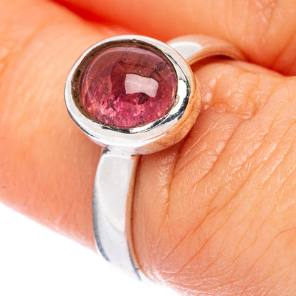 Value Pink Tourmaline Ring Size 7 (925 Sterling Silver) R3266
