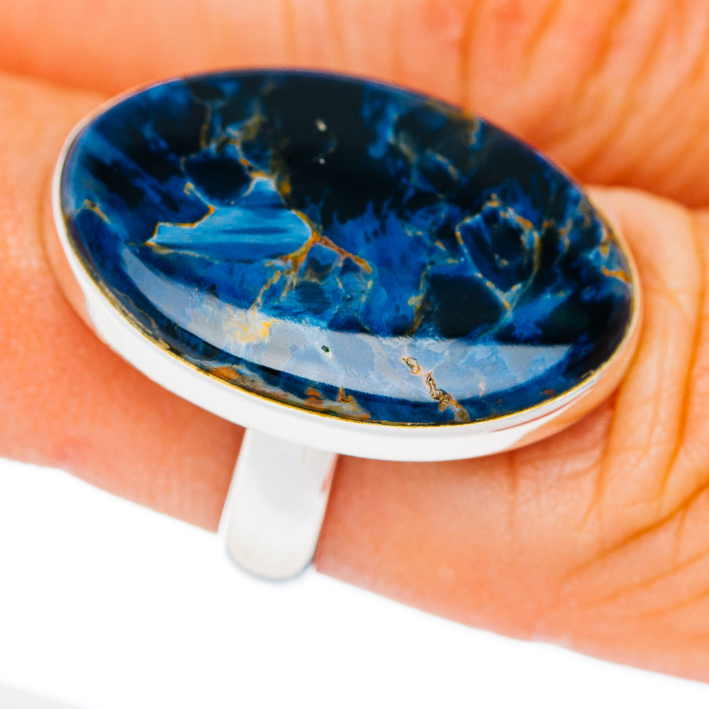 Premium Pietersite Ring Size 6 Adjustable (.925 Sterling Silver)
