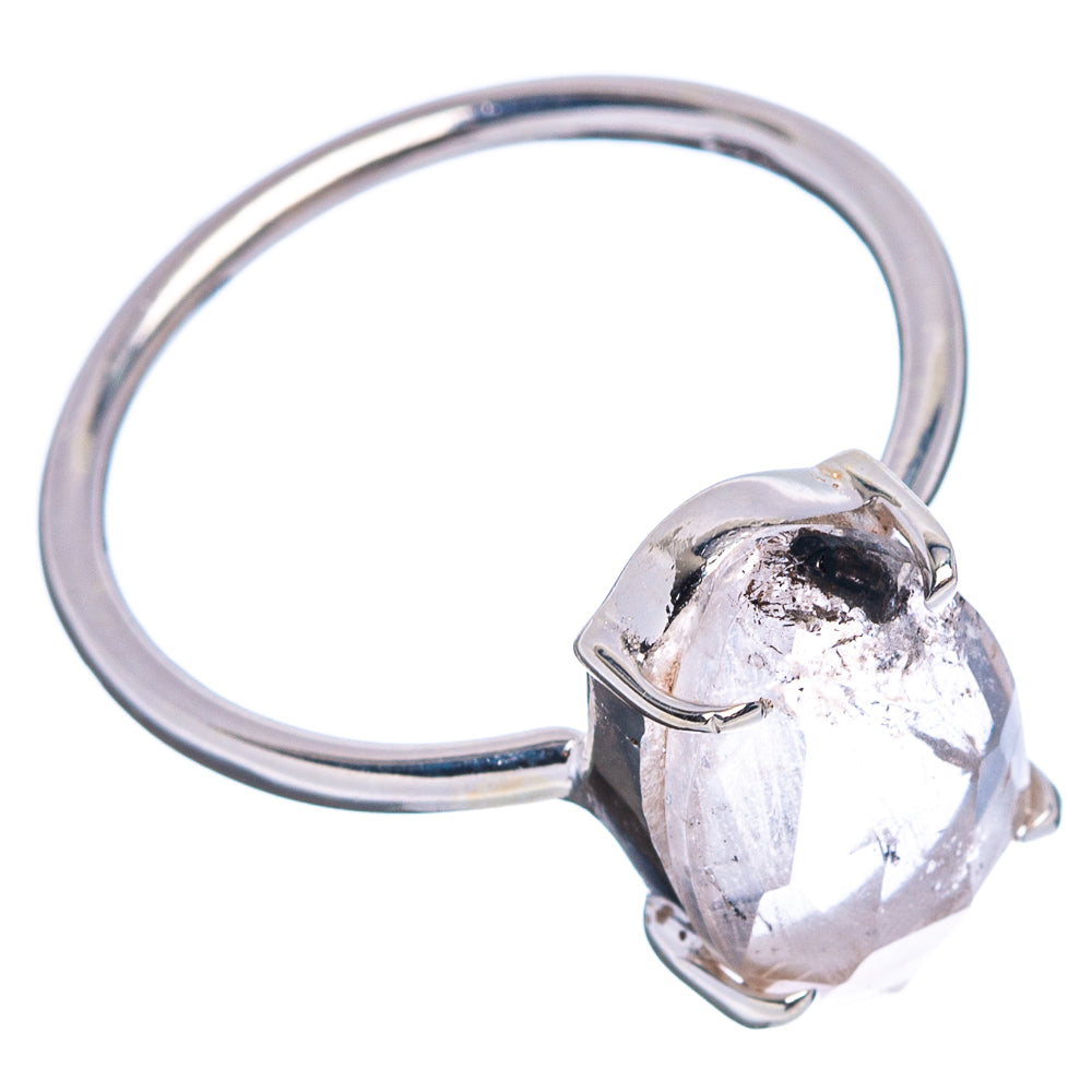 Faceted Cacoxenite Ring Size 7.75 (.925 Sterling Silver)