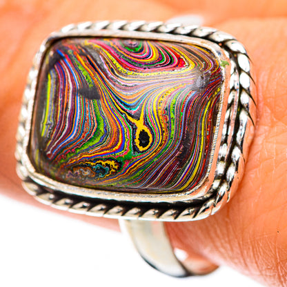 Fordite Ring Size 10.5 (925 Sterling Silver) RING138395