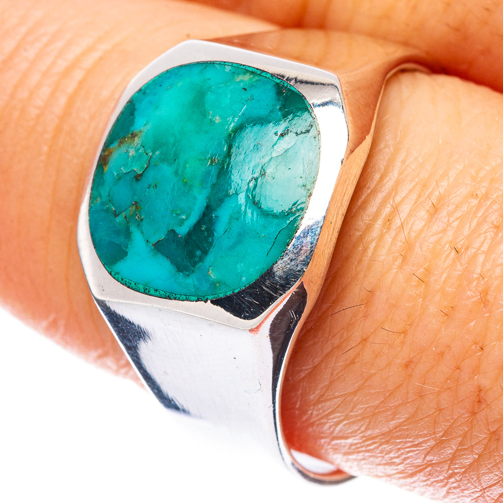Rare Arizona Turquoise Ring Size 9.25 (925 Sterling Silver) R2251