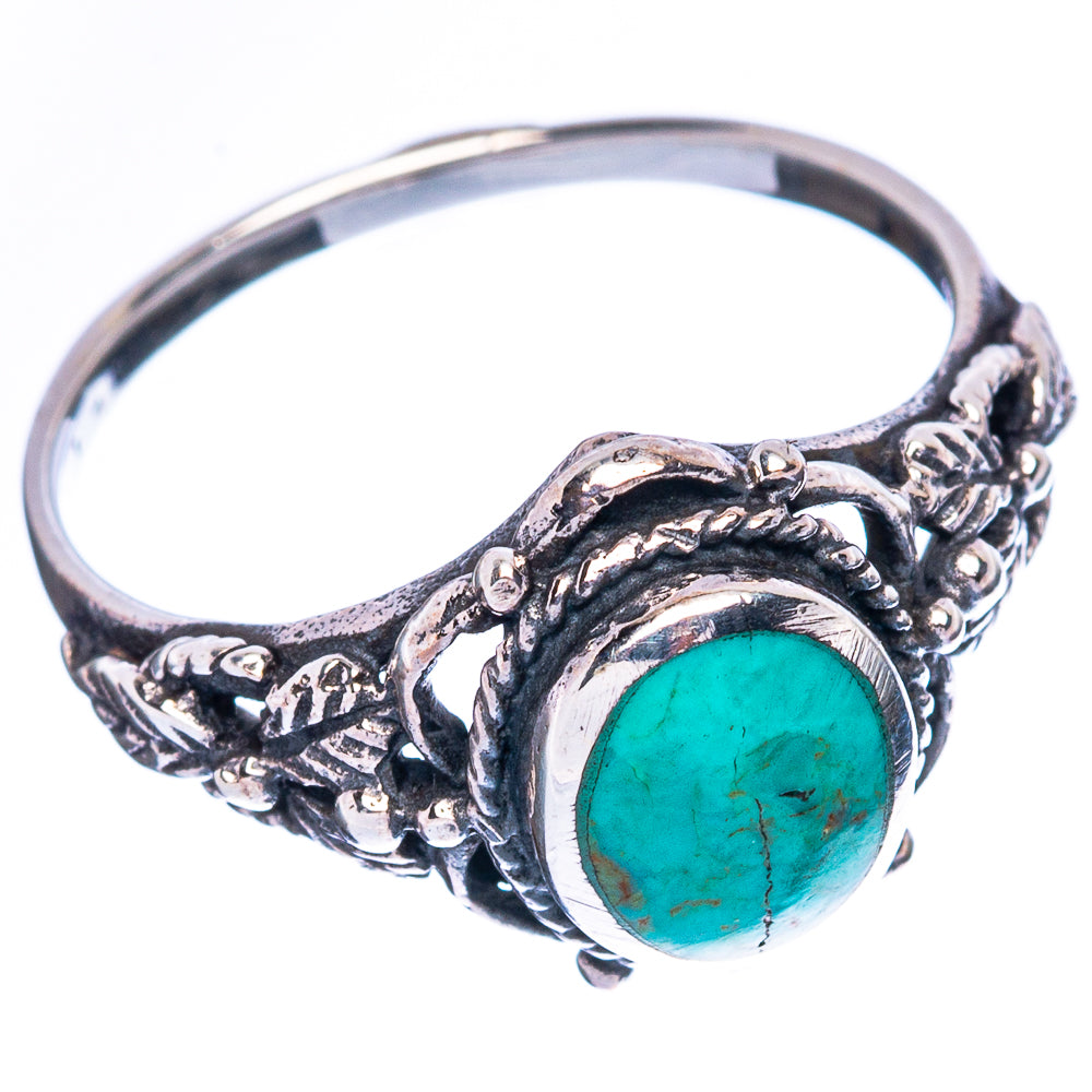 Rare Arizona Turquoise Ring Size 6 (925 Sterling Silver) R2338