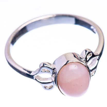 Pink Opal Dainty Ring Size 6 (925 Sterling Silver) R142605